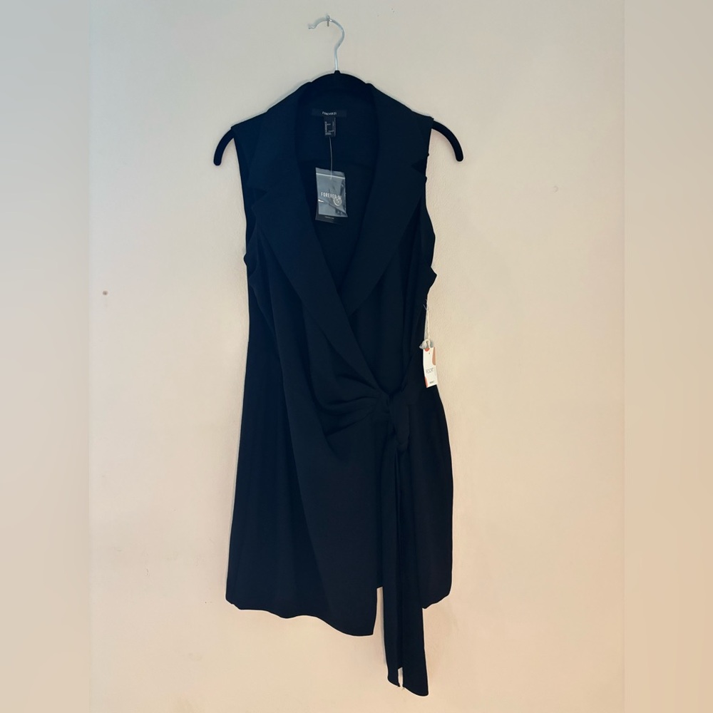 Forever 21 Black Sleeveless Mini Dress